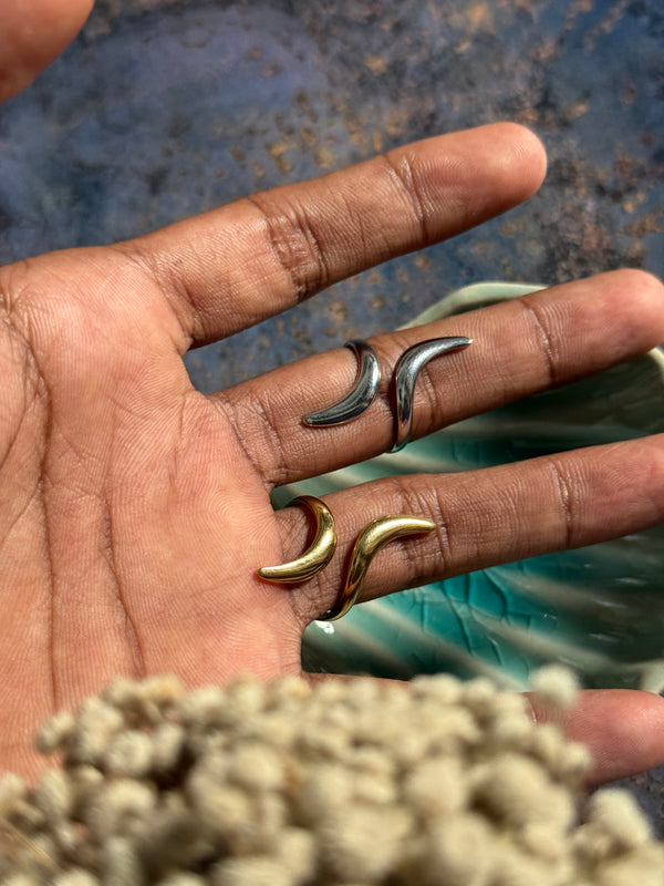 Curve ring combo ( set of 2 )