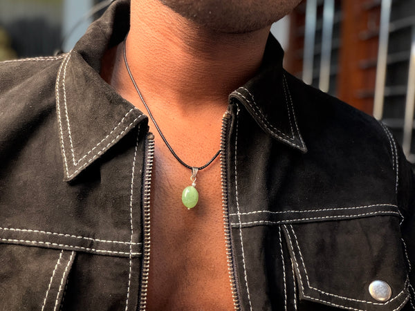 Green aventurine  natural stone necklace