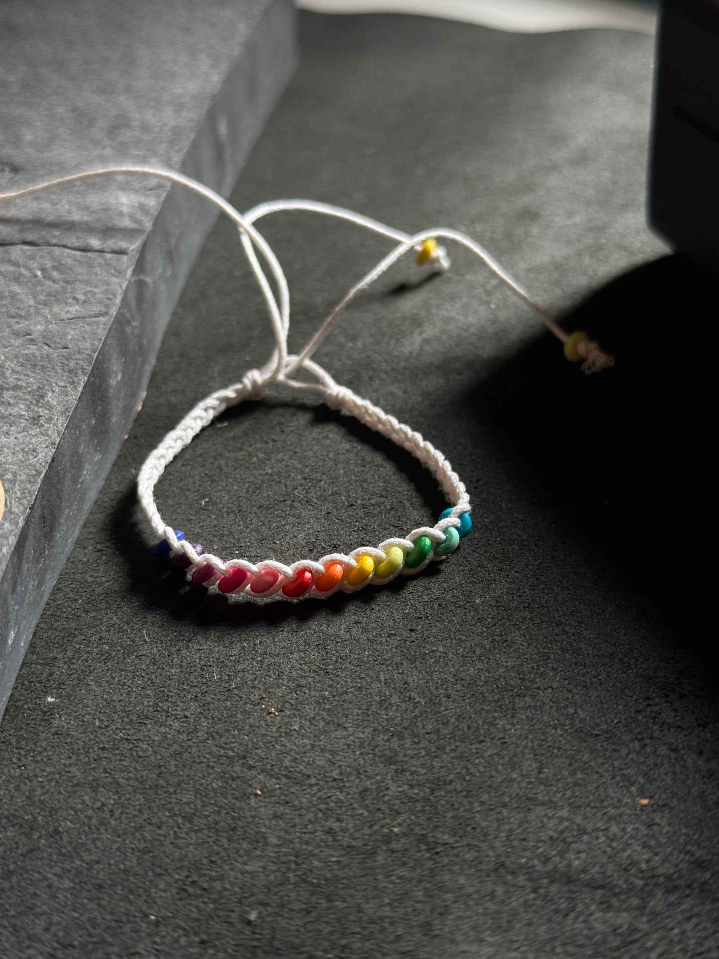 Rainbow anklet