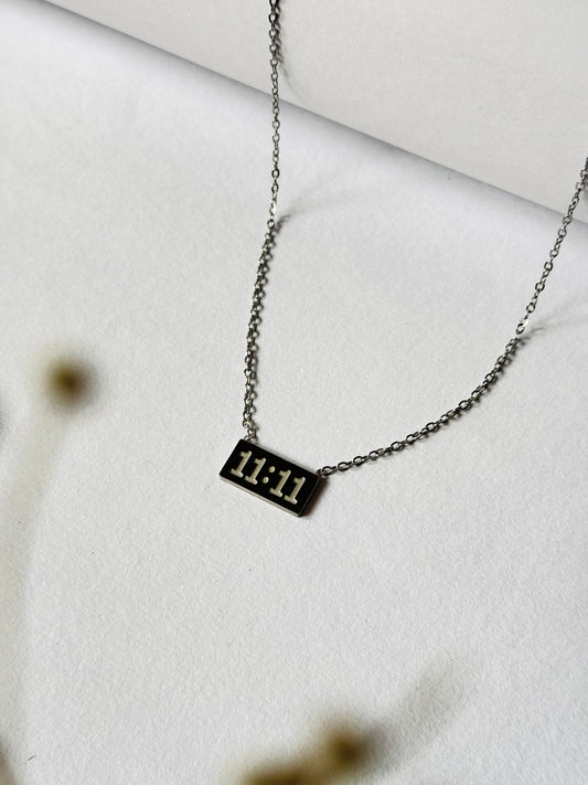 11:11 stainless steel necklace