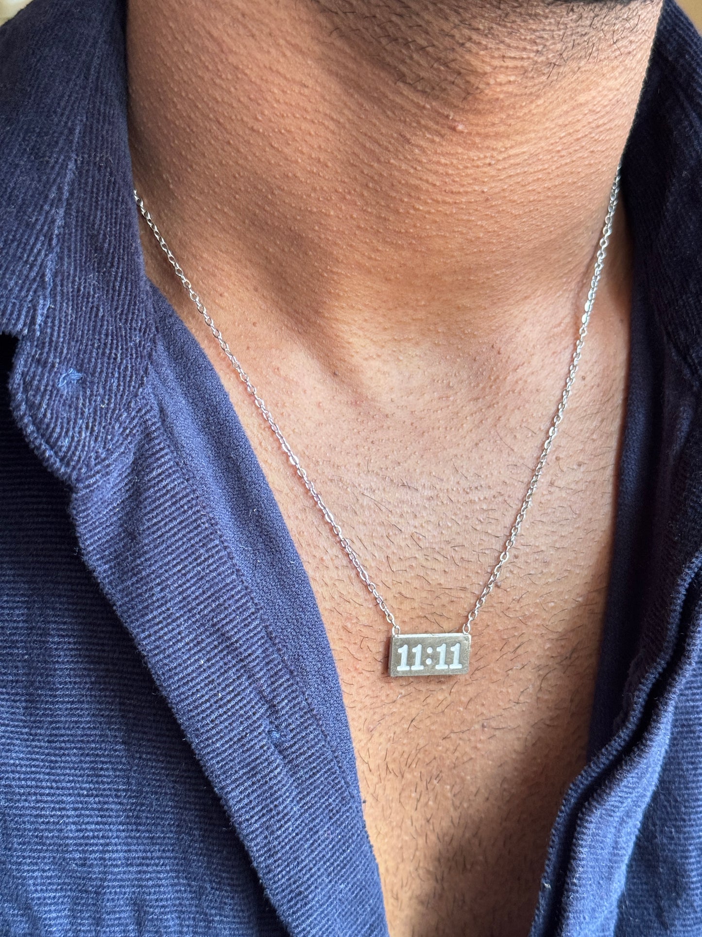 11:11 stainless steel necklace