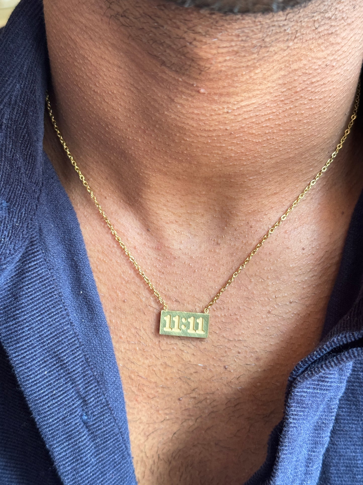 11:11 stainless steel necklace