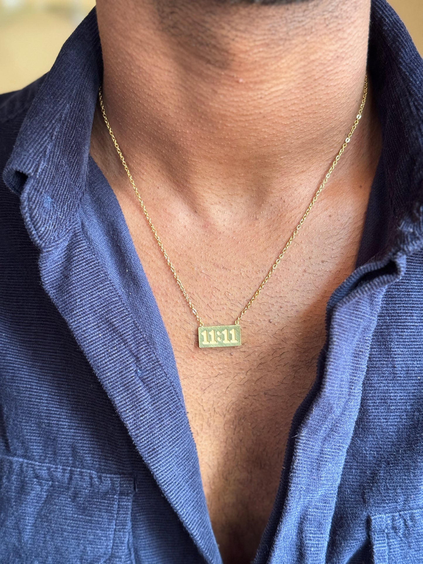 11:11 stainless steel necklace
