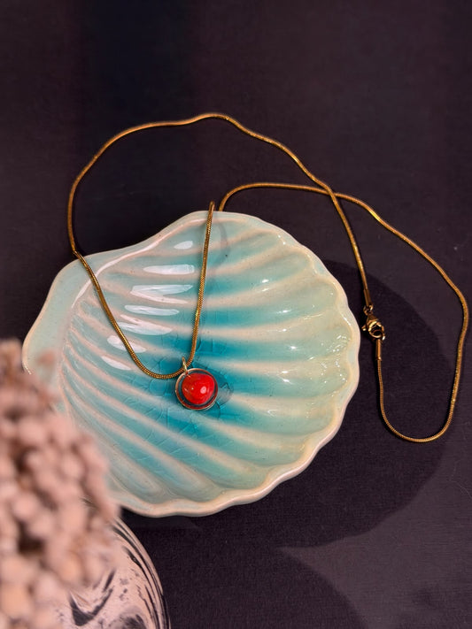 Manjadi 18k Gold plated stainless steel Necklace