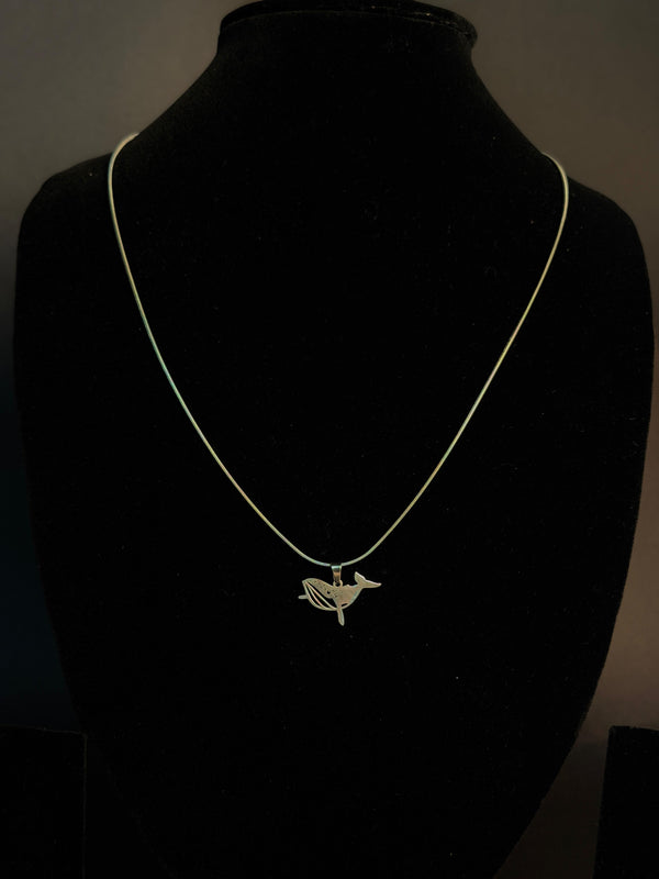 Whale song Silver Stainless steel Chain