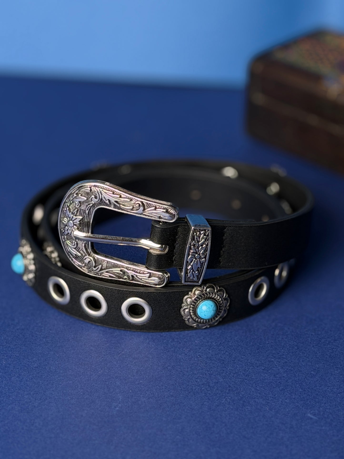 Iron Sigil Premium Leather Belt – Black