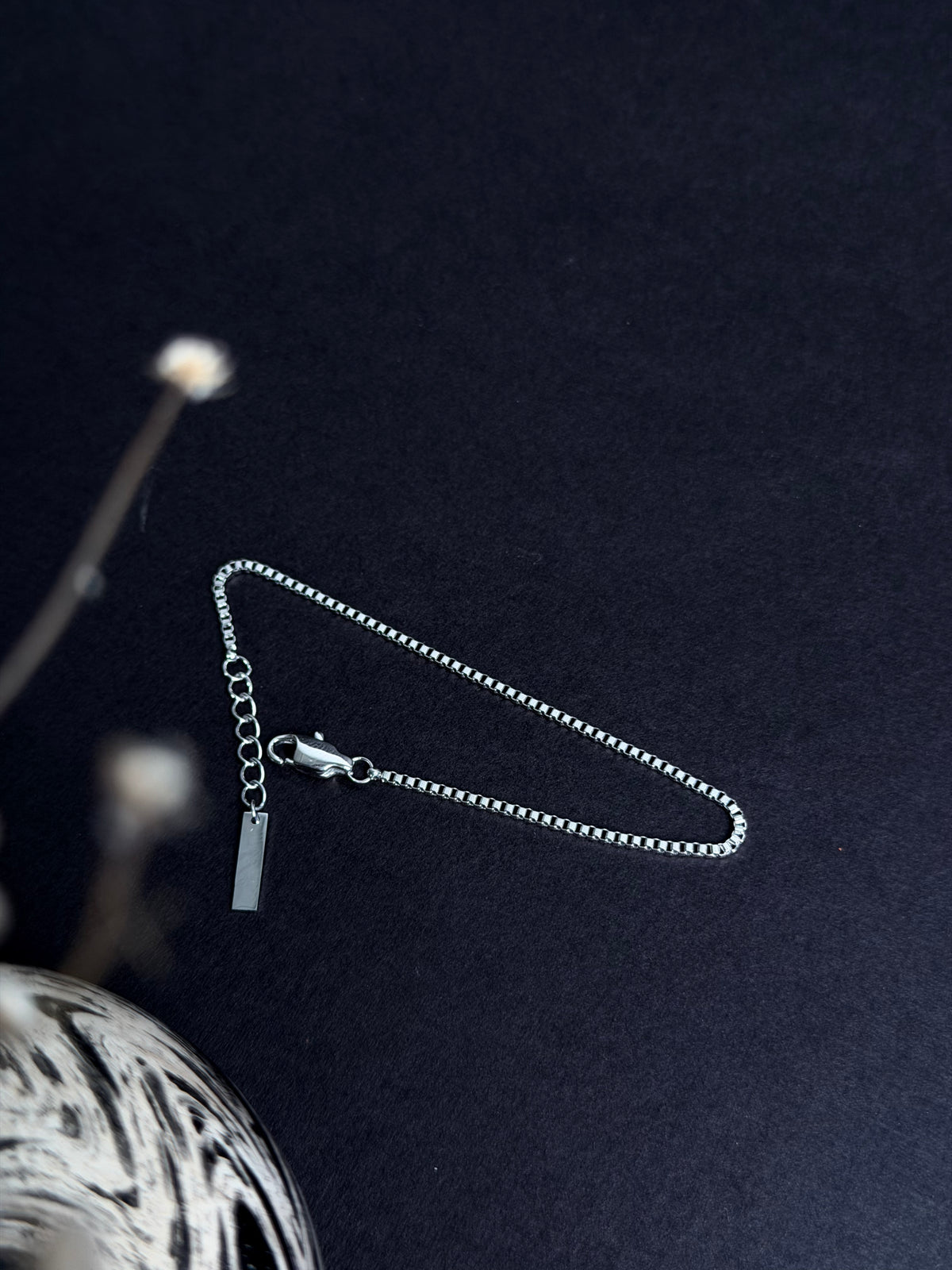 Stainless Steel Box Chain Bracelet