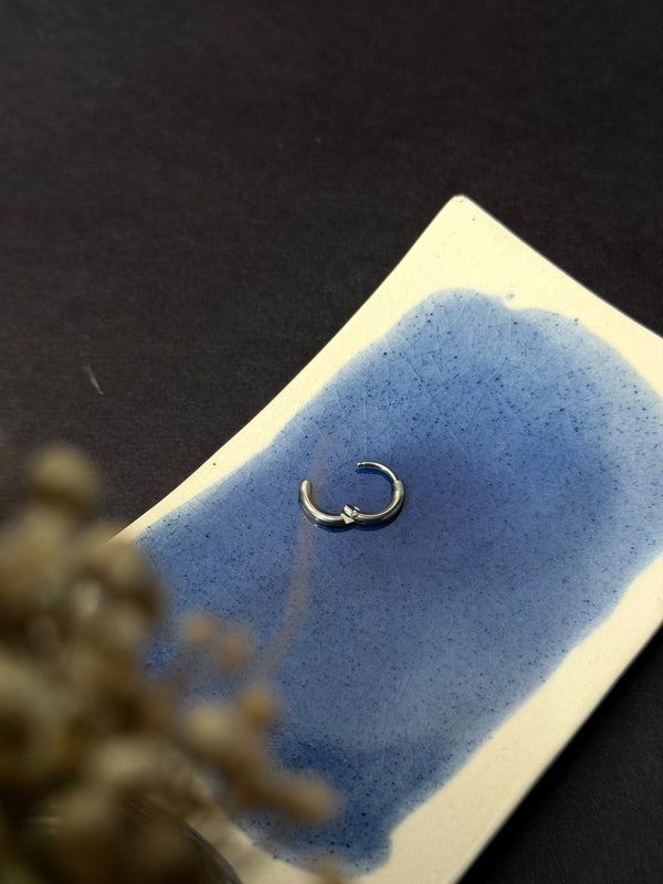 Classic Hoop Silver
