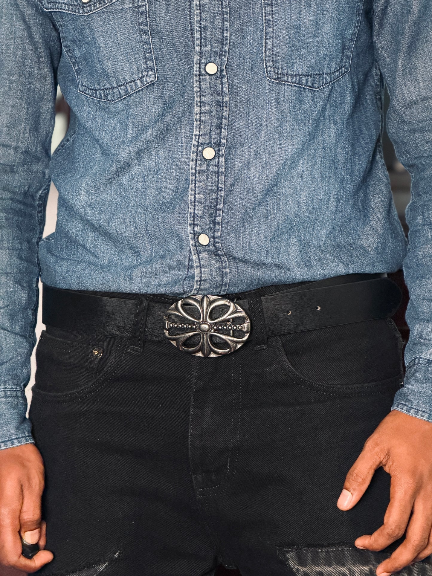 Nomad Cross Premium Leather Belt – Black
