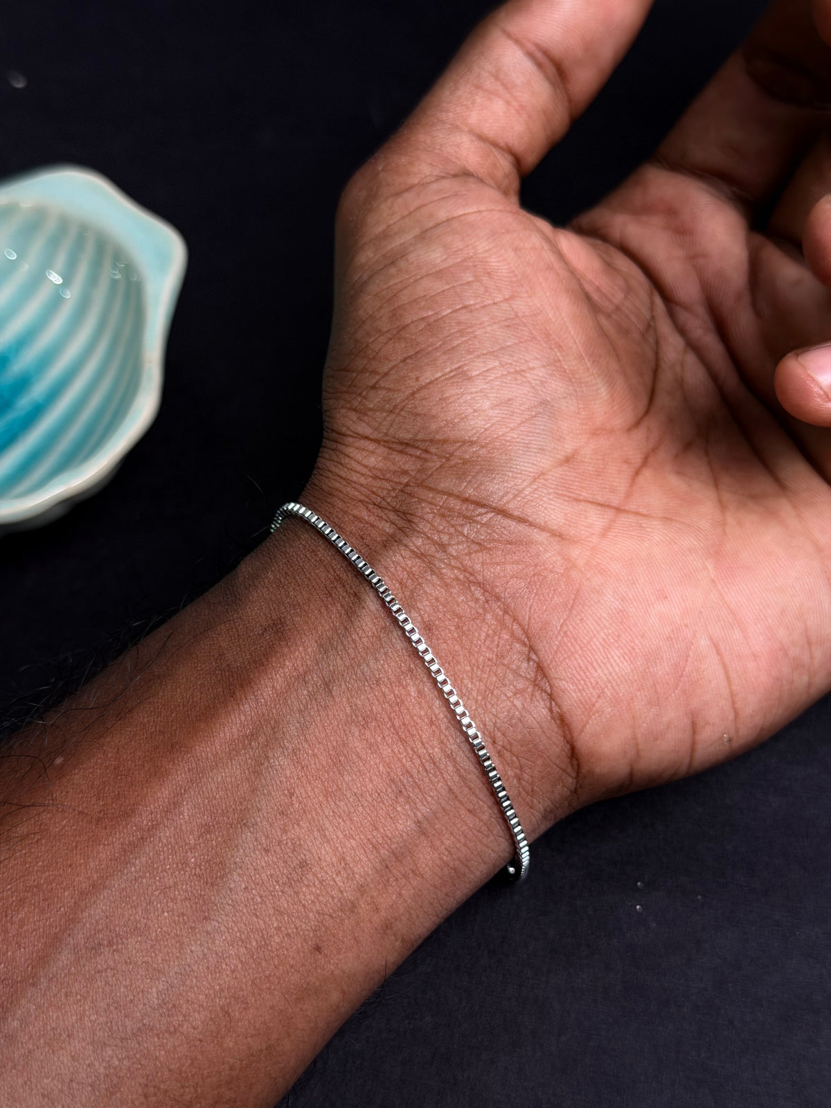 Stainless Steel Box Chain Bracelet