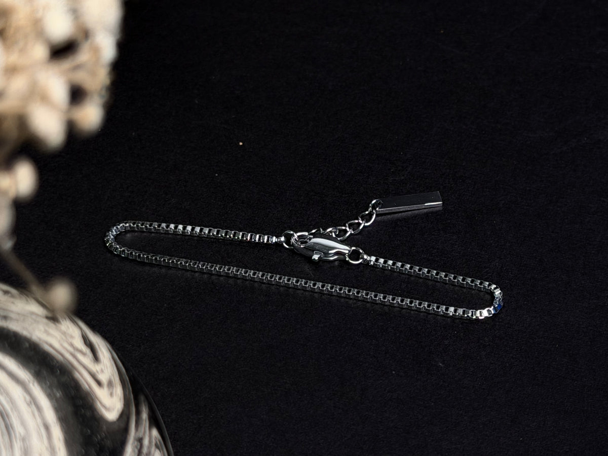 Stainless Steel Box Chain Bracelet